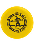 Yellow Surfer Crossing Frisbee P3260