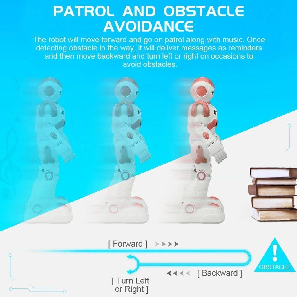 Smart Remote-Controlled Robot Toy with Music Lights H18190
