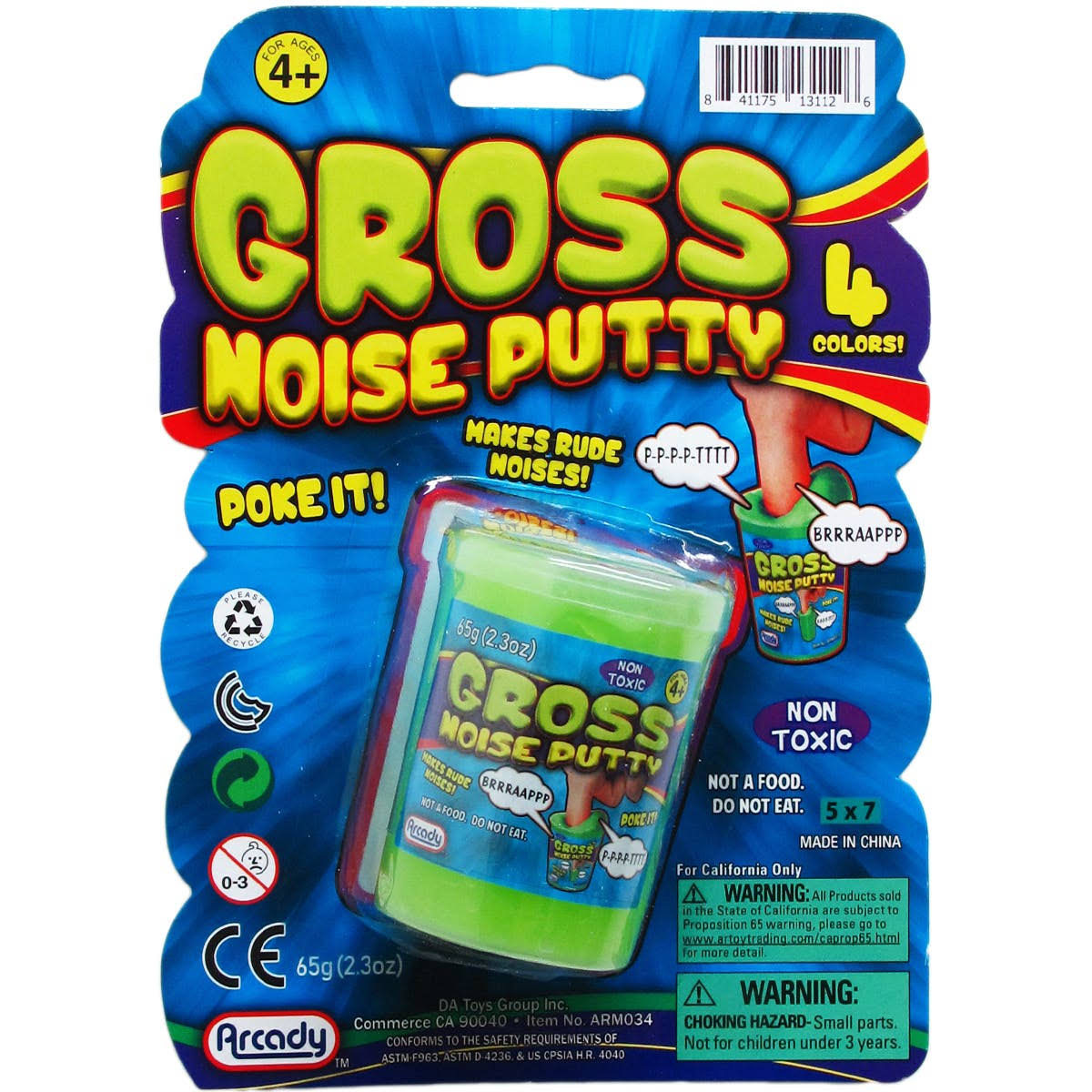 Assorted Colors Putty Case of 72 H836086