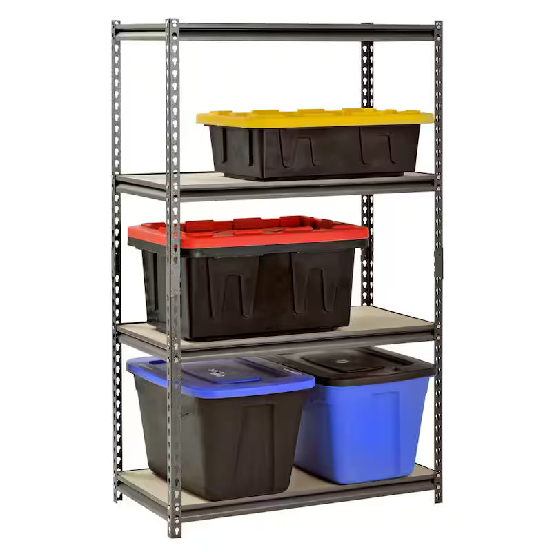 4-Tier Steel Storage Shelving Unit R71355