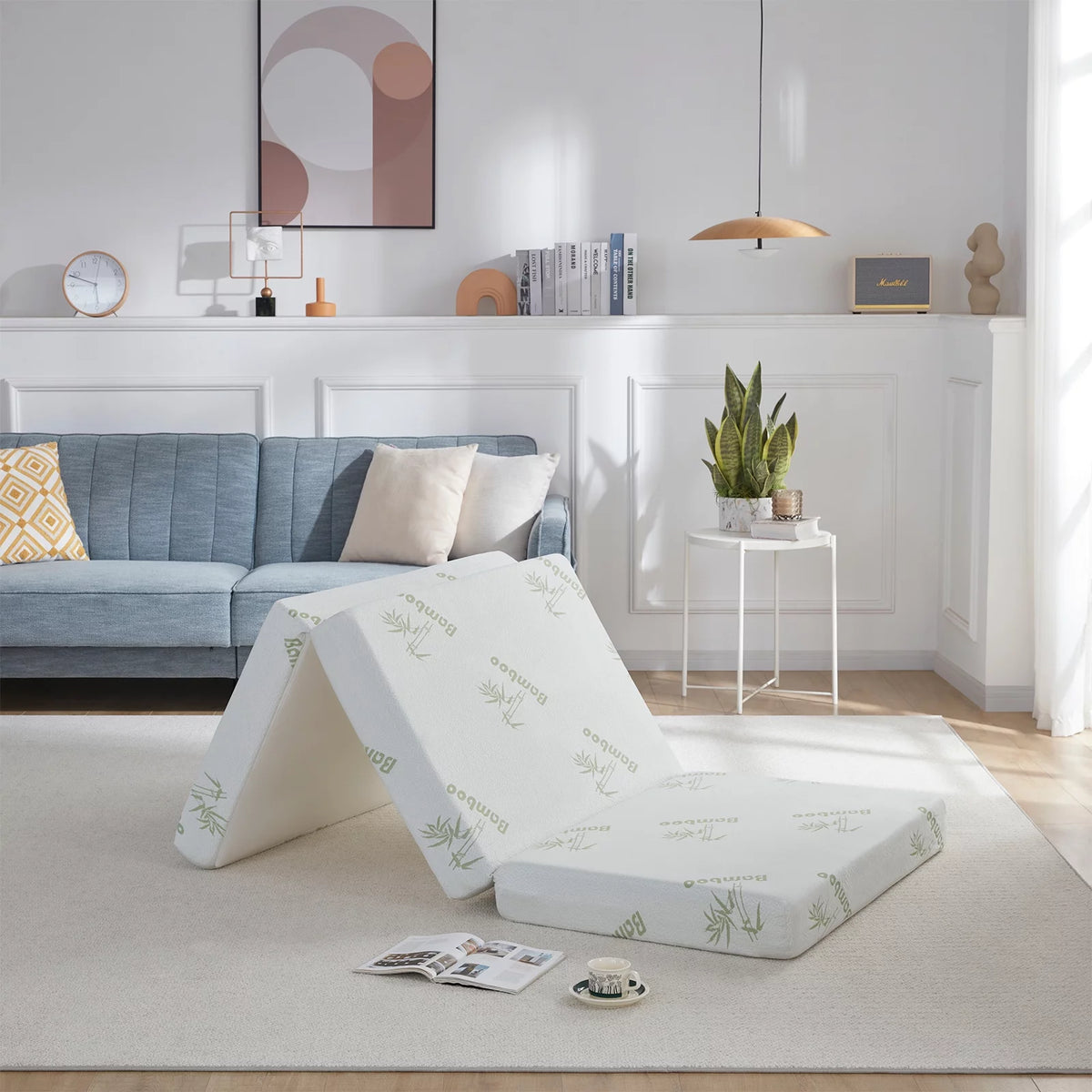 Twin Memory Foam Folding Mattress with Storage Bag G28072