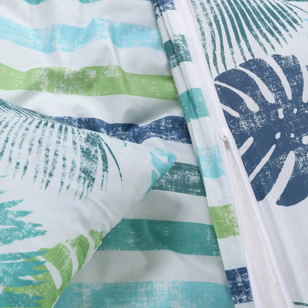King Cotton Percale Reversible Duvet Cover Set R3293