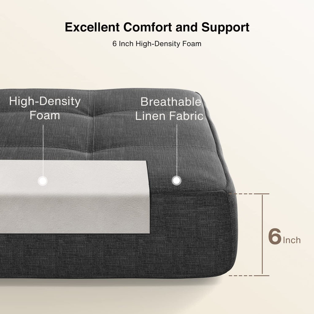 Light Gray Sleeper Sofa Bed M160597