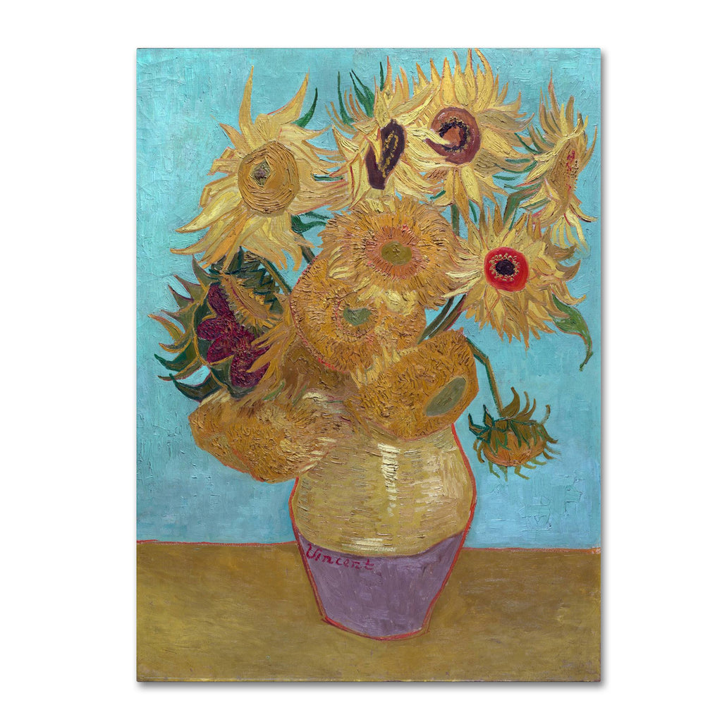 Van Gogh 'Sunflowers' Canvas Art, 24 I530