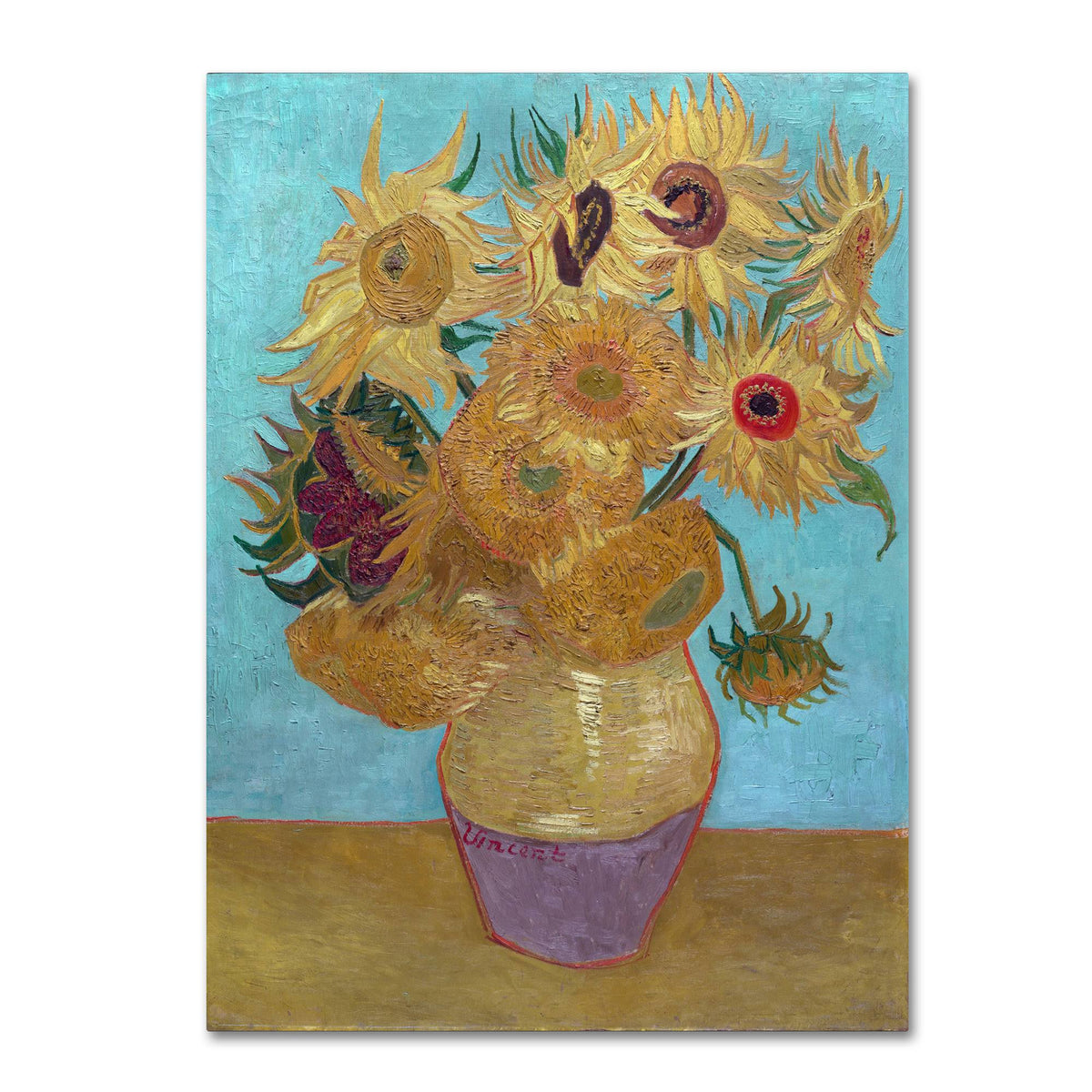 Van Gogh 'Sunflowers' Canvas Art, 24 I530