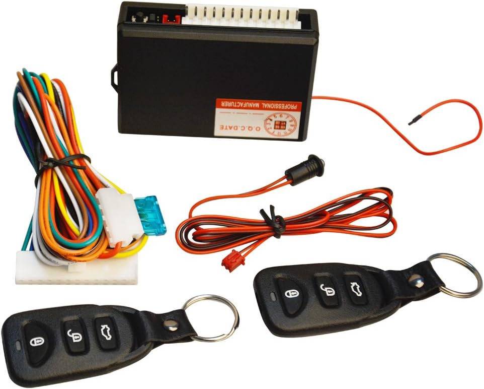 Universal Car Door Lock Keyless Entry System Remote Central Kit with Control Box E611