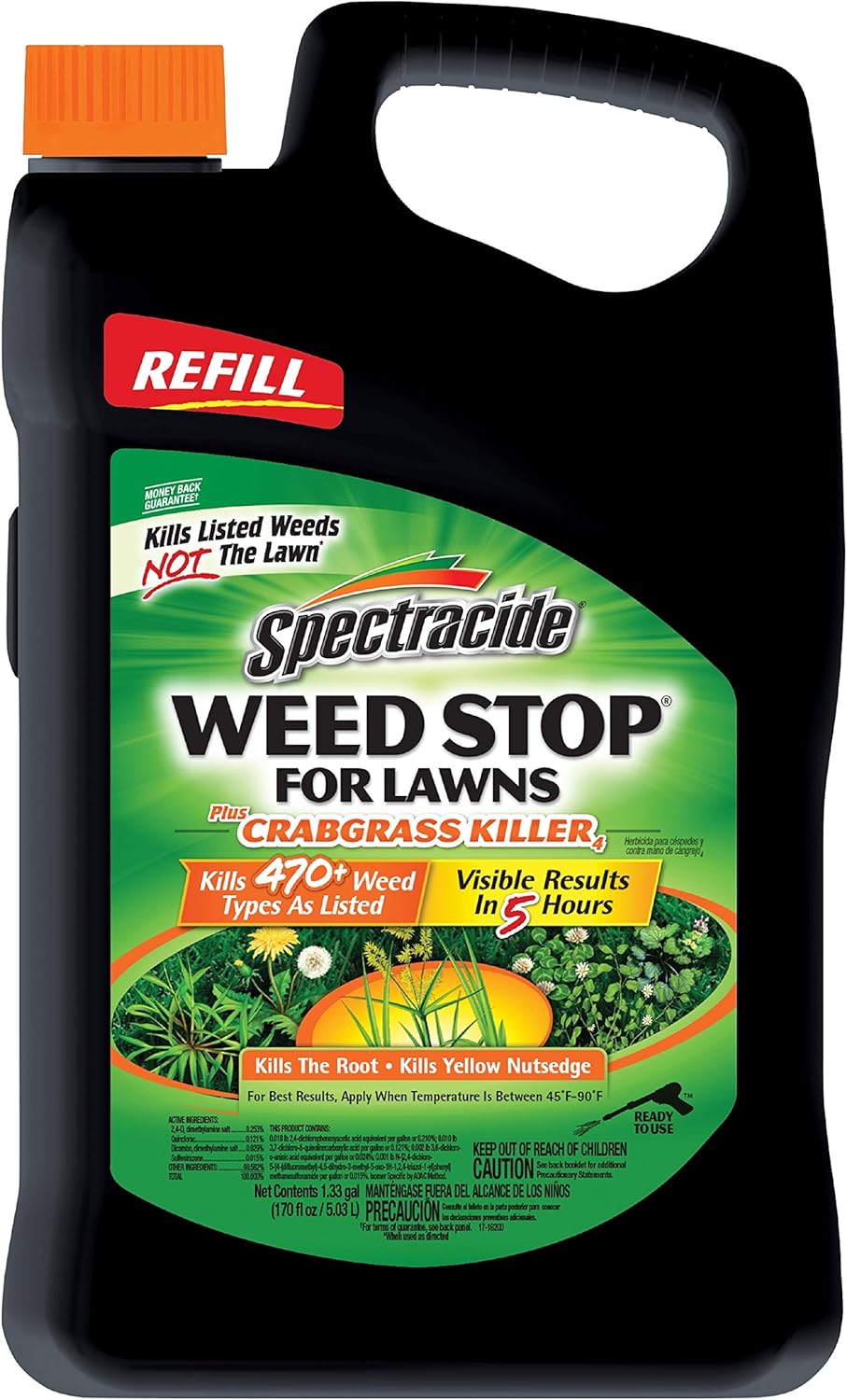 1.33 Gallon Weed Stop Plus Crabgrass Killer AccuShot Refill W223181