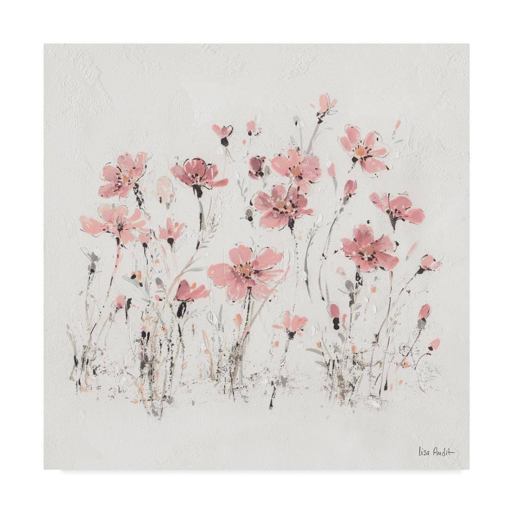 Floral Framed 18-in H x 18-in W Floral Print on Canvas K62989