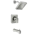 Single-Handle 1-Spray Tub and Shower Faucet Brushed Nickel X6073