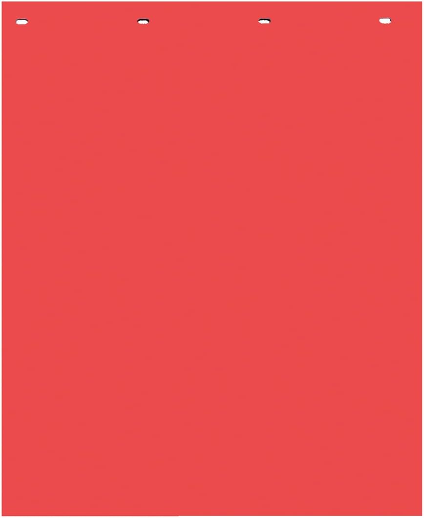 Red Polymer Semi-Truck Mud Flaps, 24in.W x 30in.L, Pack of 2 W7181