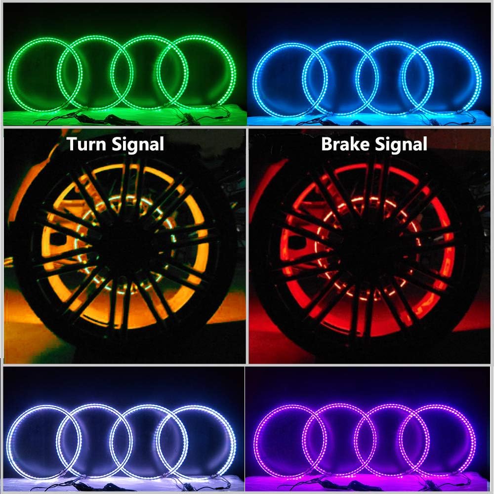 17inch Double Row Wheel Ring Light Kit with Turn Signal and Braking T40150