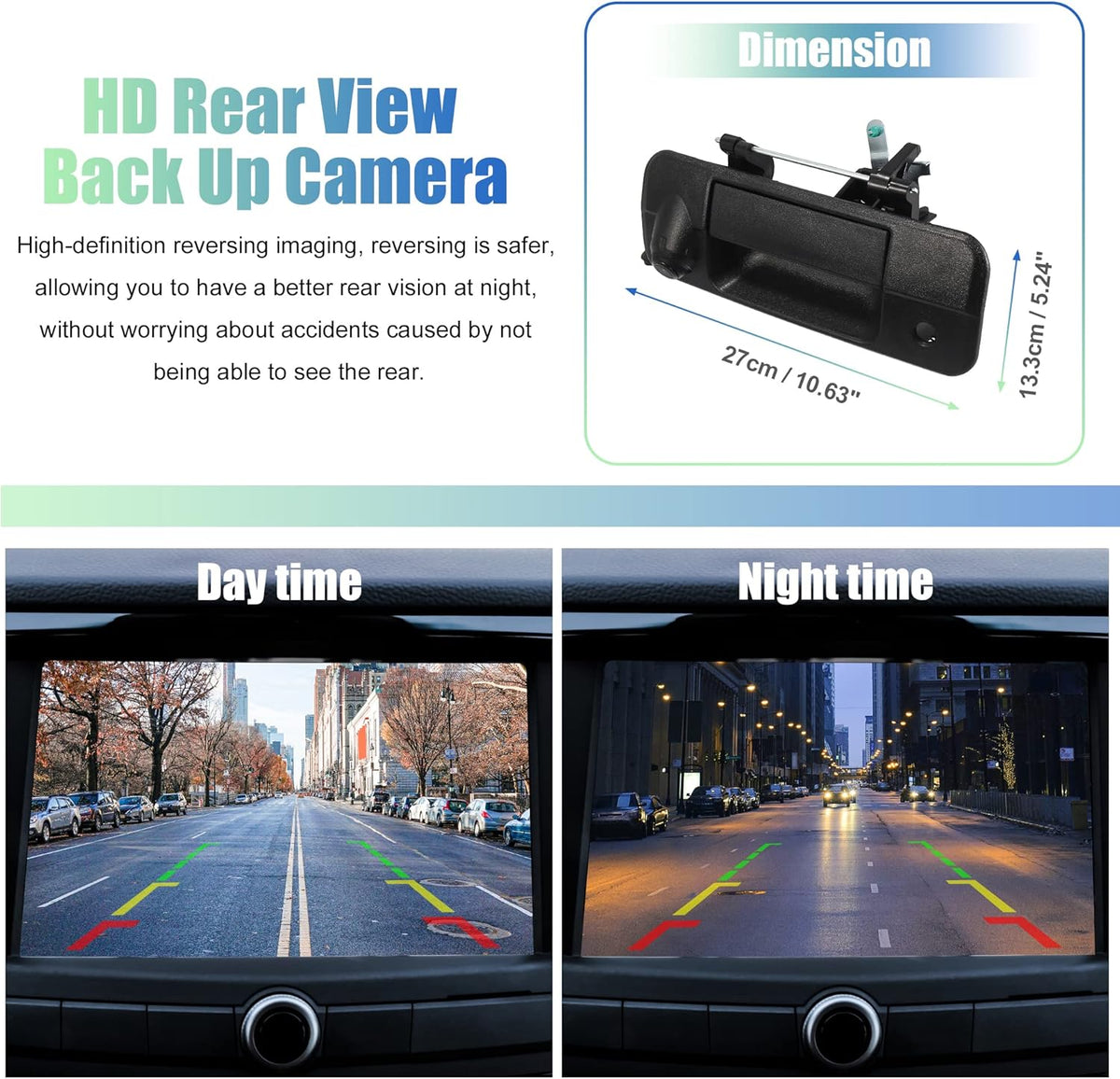 Tailgate Rear View Back Up Camera Set L532