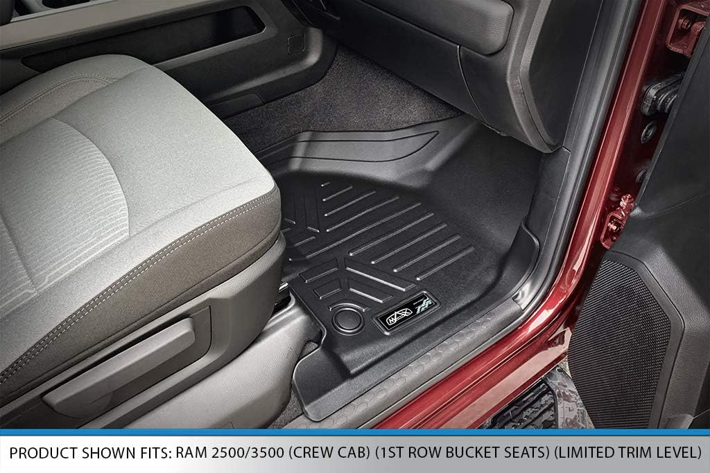 Custom 2 Row Black Floor Mats Liner Set E901060