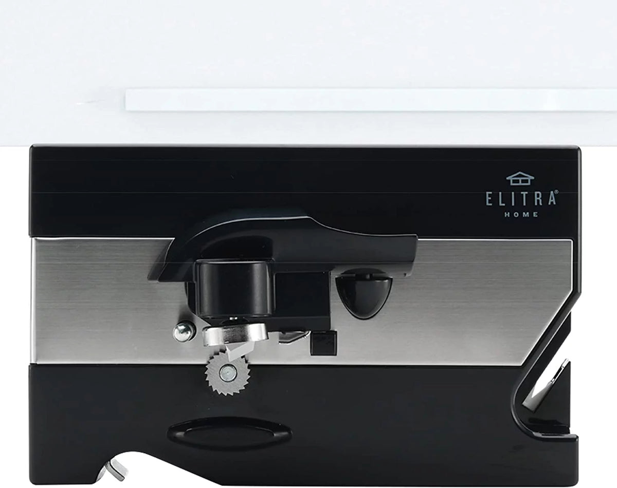3 in 1 Under the Cabinet Electric Can Opener Black And Silver I7103