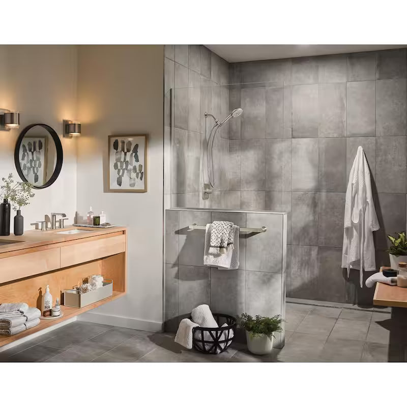Single-Handle 1-Spray Tub and Shower Faucet Brushed Nickel X6073