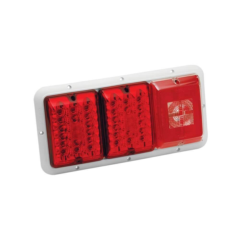Horizontal Mount Taillight with Red LED A4660