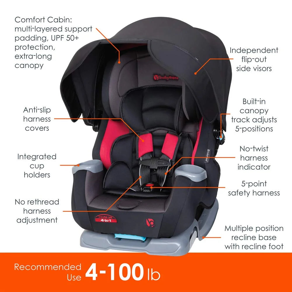4-in-1 Convertible Car Seat N4298