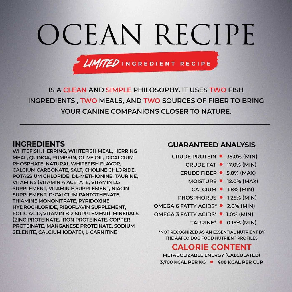 Ocean Recipe Dog Dry Food C6821
