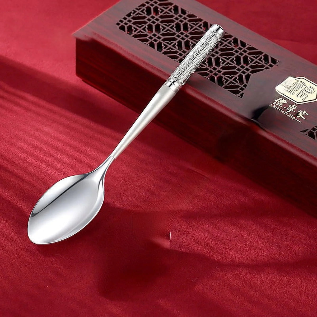 Solid 999 Sterling Silver Spoon U353