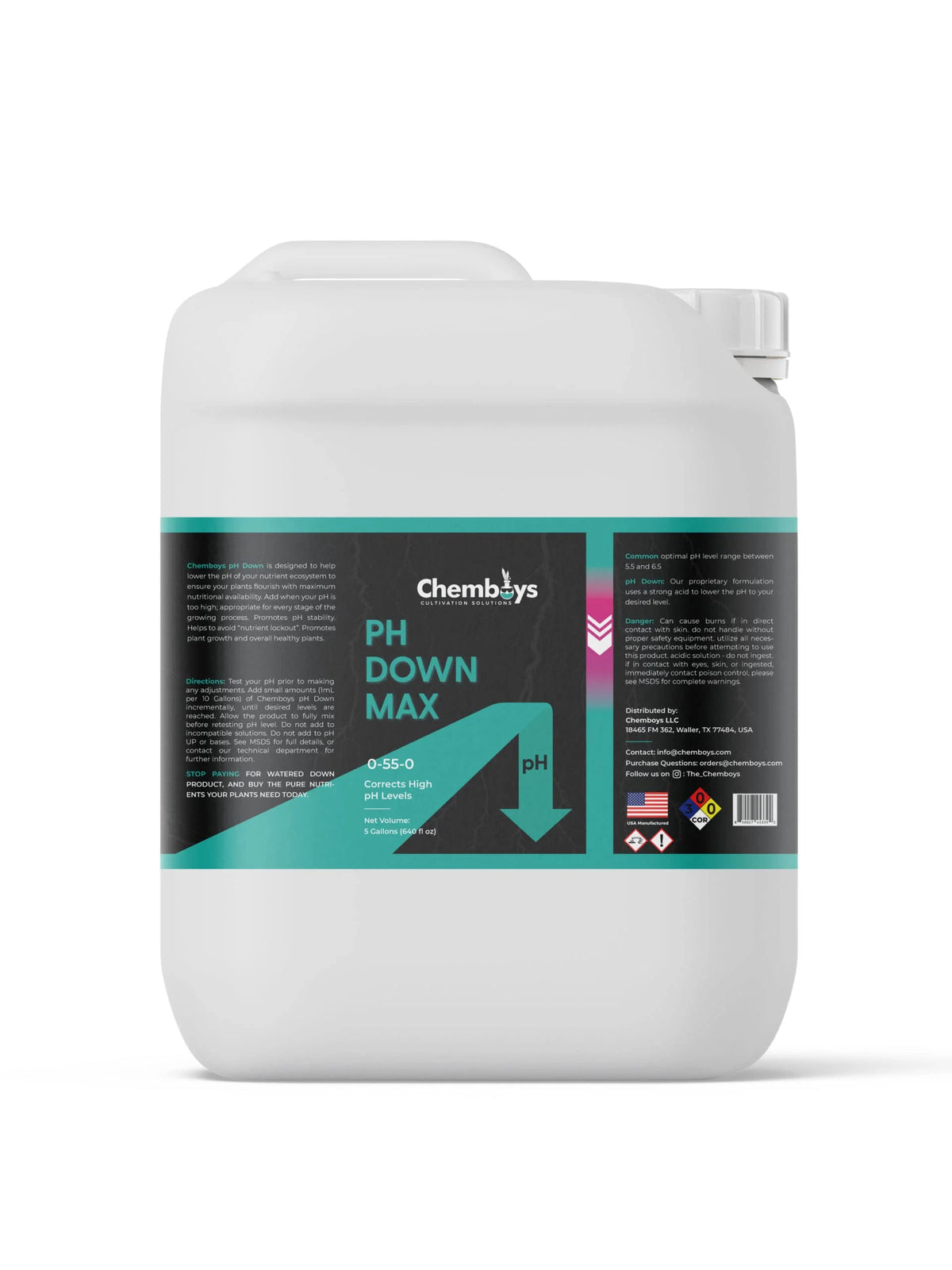 pH Down 5-Gallon Z3221