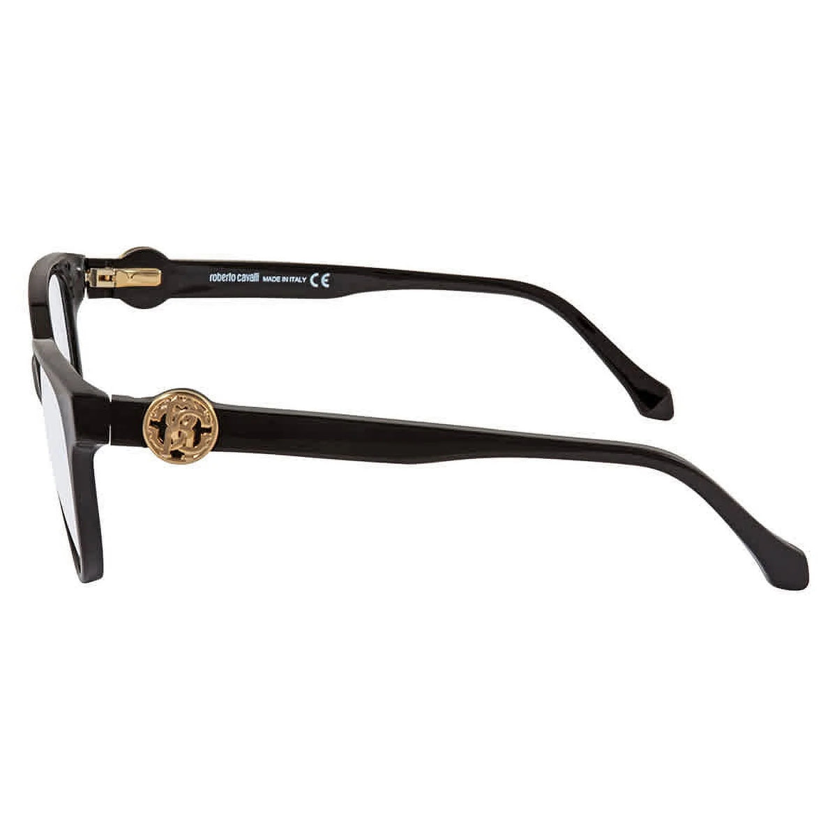 Shiny Black Oval Eyeglasses M1119