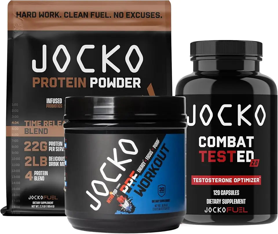 Chocolate Protein Powder Pre Workout 3 Pack Bundle P885