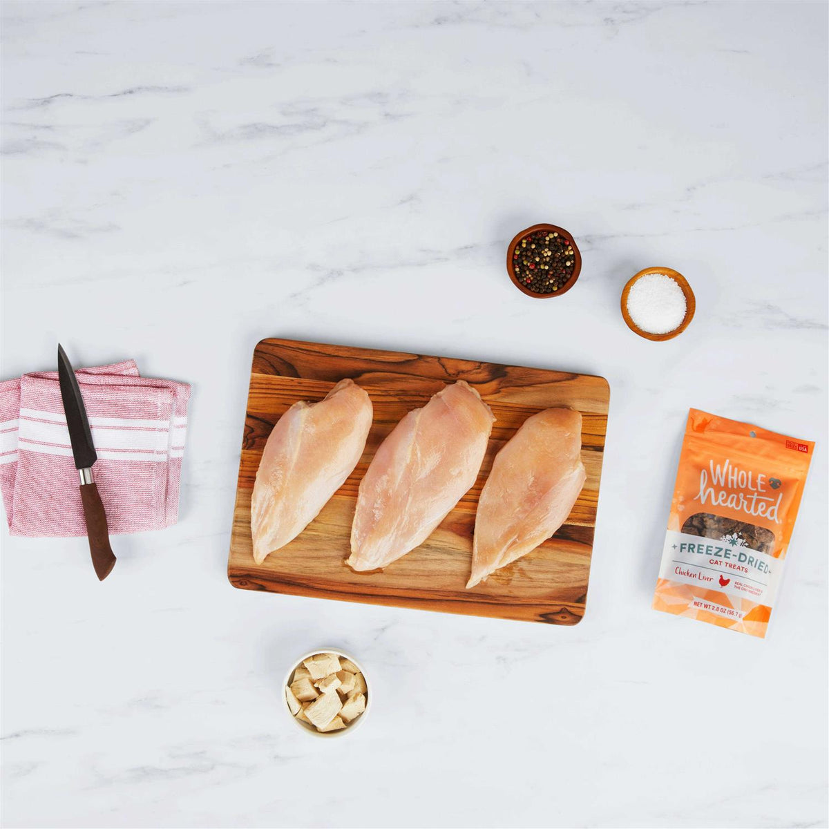 Chicken Liver Freeze-Dried Cat Treats F351