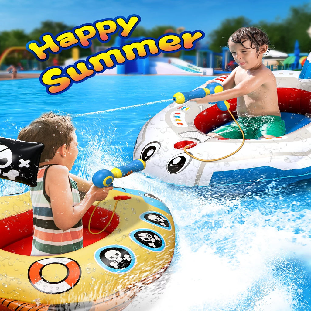 Inflatable Kids Pool Float with Water Gun 2Packs B233387