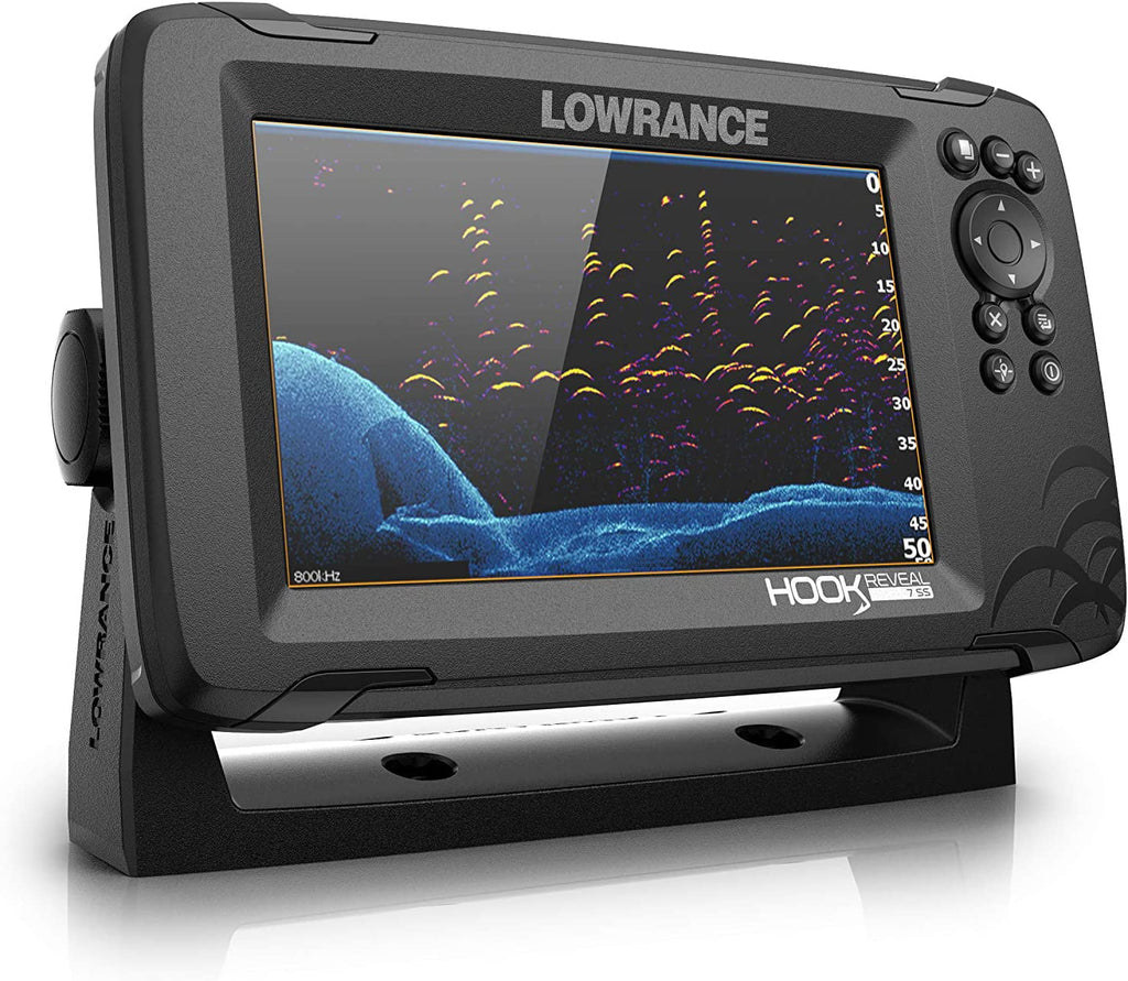 5 In. Fishfinder with Down Scan Imaging and Mapping F835