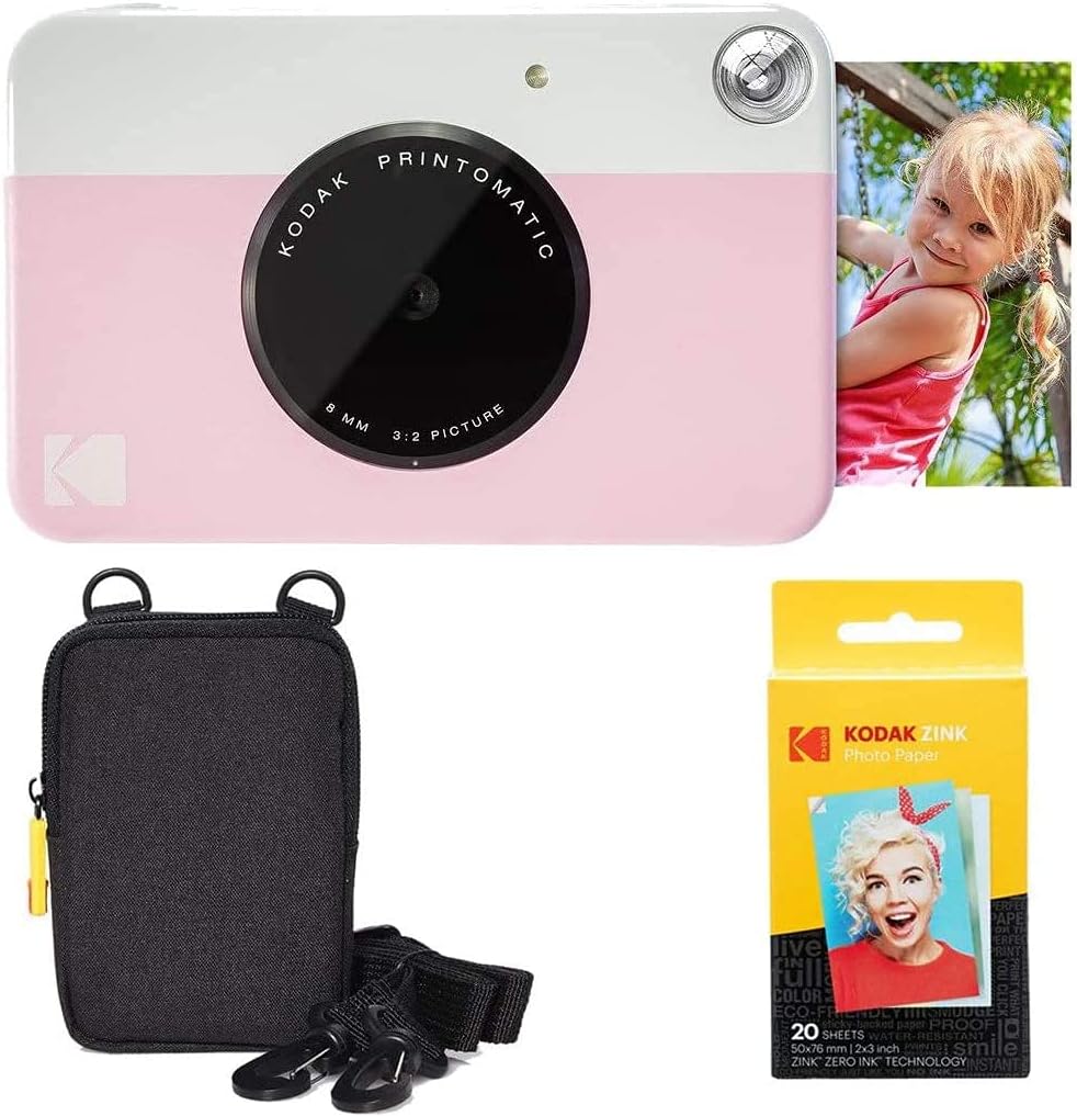 Instant Camera + Zink Paper + Case K16630