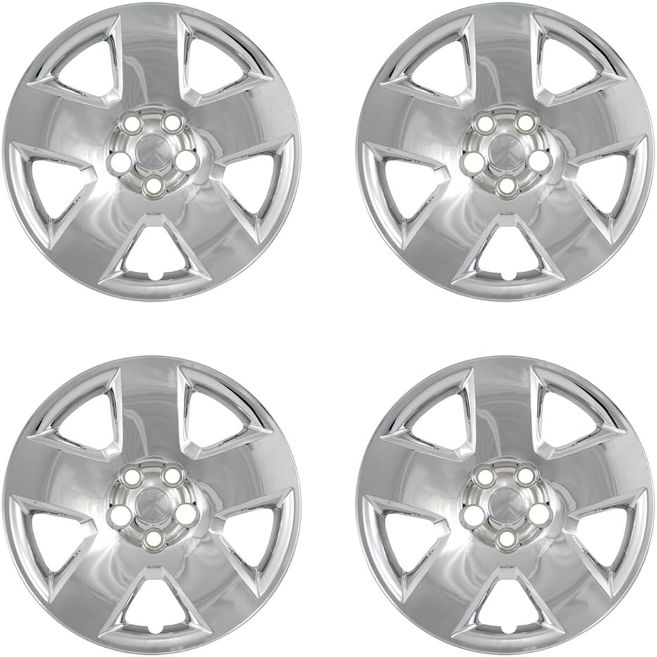 Silver 17 inch Bolt On Wheel Covers Pack of 4 A2309