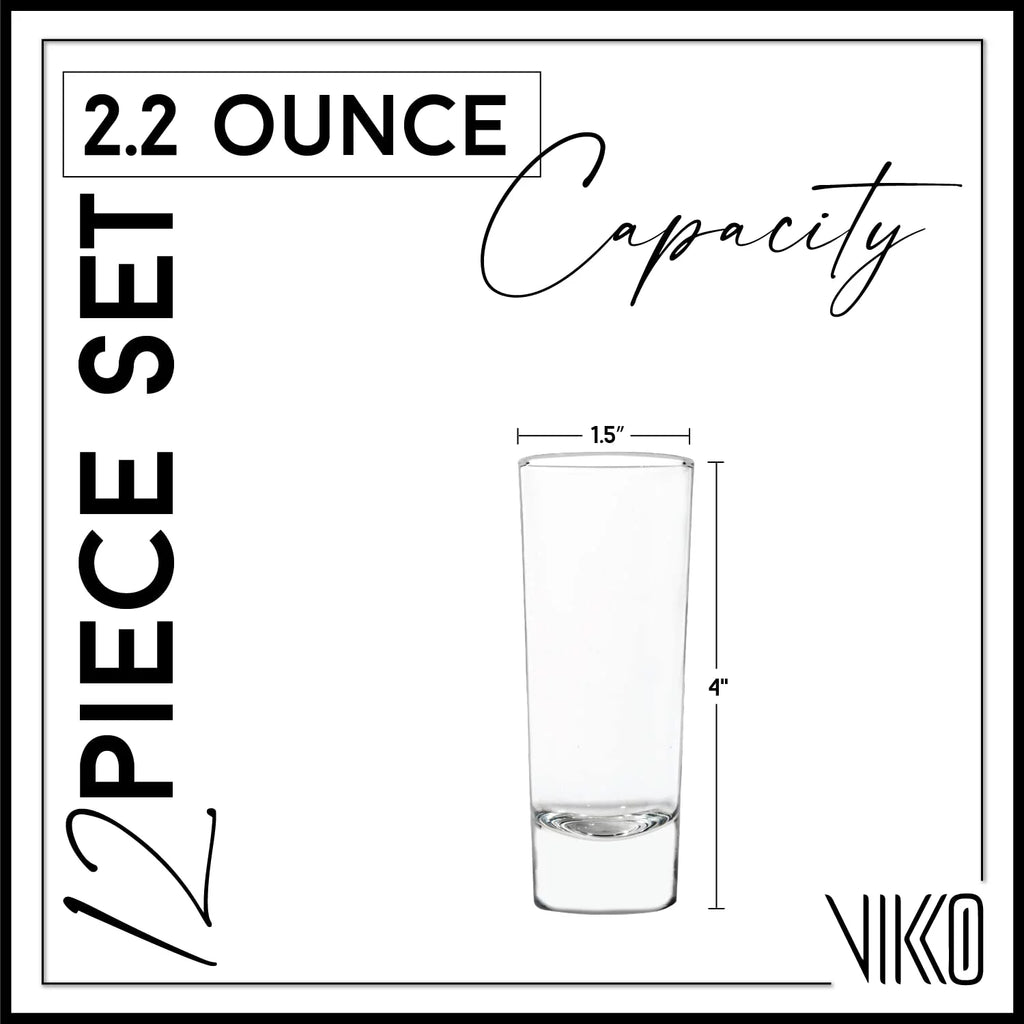 2.2 Ounce Shot Glasses Set of 12 V177364