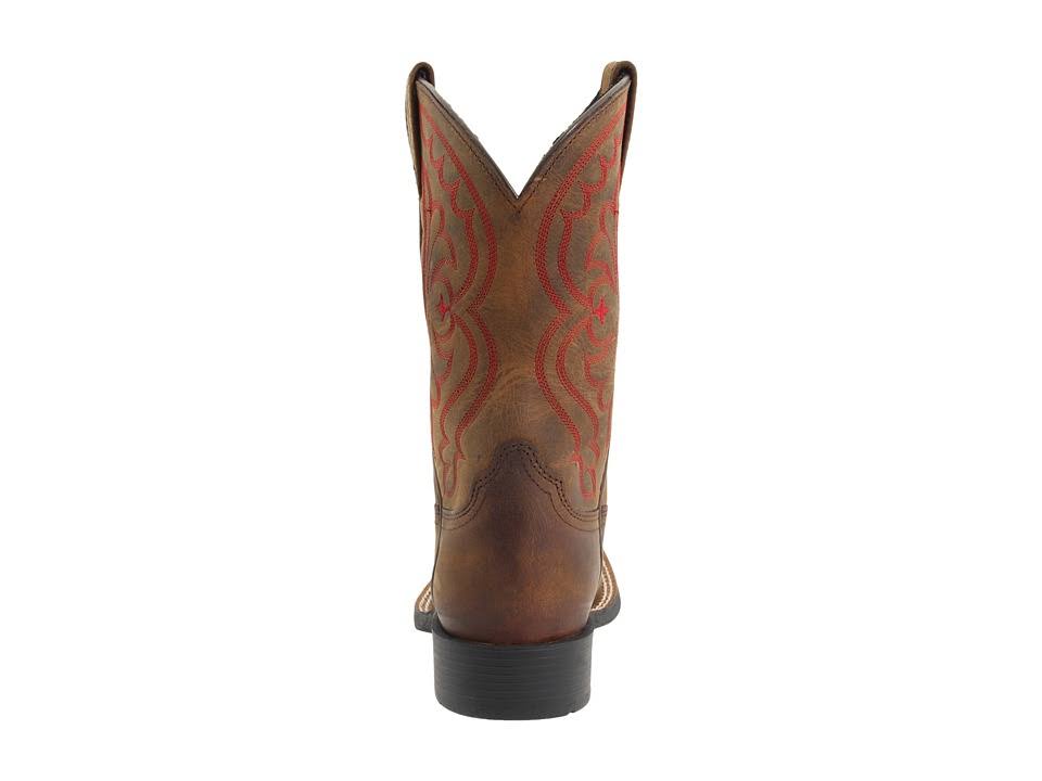 Distressed Brown Kids Quickdraw Boots T4232