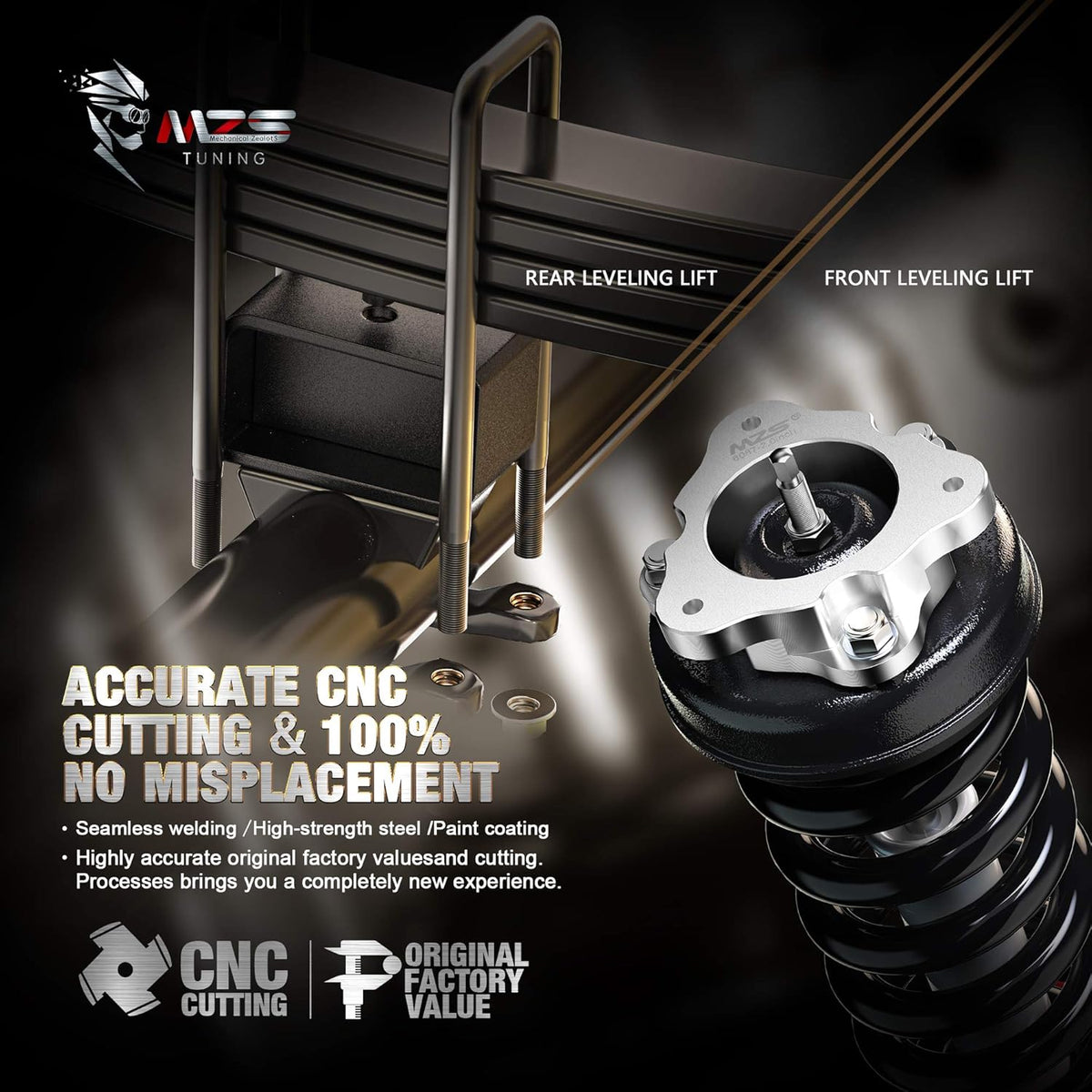 2 inch Rear Suspension Leveling Kit Pack of 2 E19668