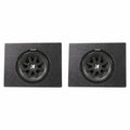 10 inch 300 Watt Subwoofer 2 Pack with Box Enclosure 2 Pack J29328