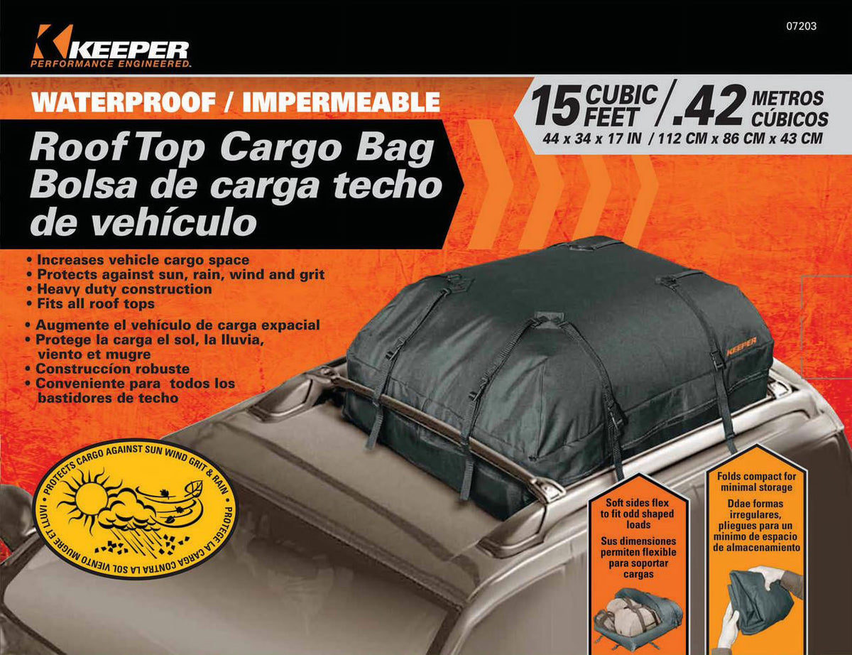 Roof Top Bag, 44 in L x 34 in W x 17 in D, Cargo H928