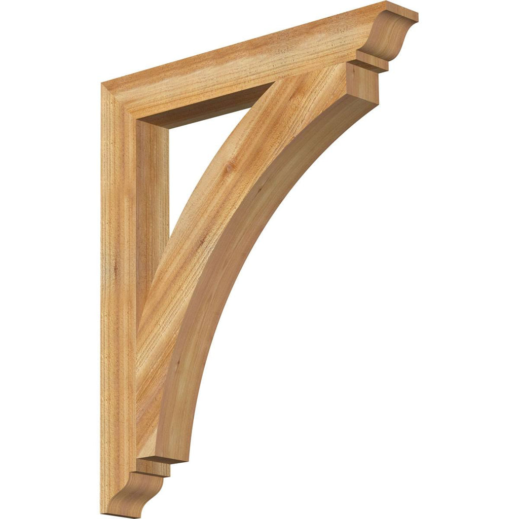 Western Red Cedar Thorton Traditional Rough Sawn Bracket B5039