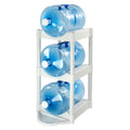 3-Tier White Plastic Storage System with Floor Protector P2988