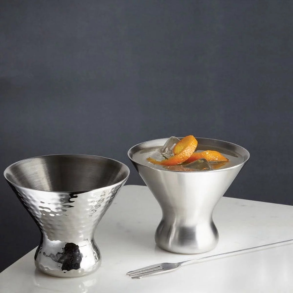 7 oz. Stainless Steel Stemless Martini Glass I22467
