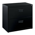 2 Drawer Black Metal File Cabinet E222111