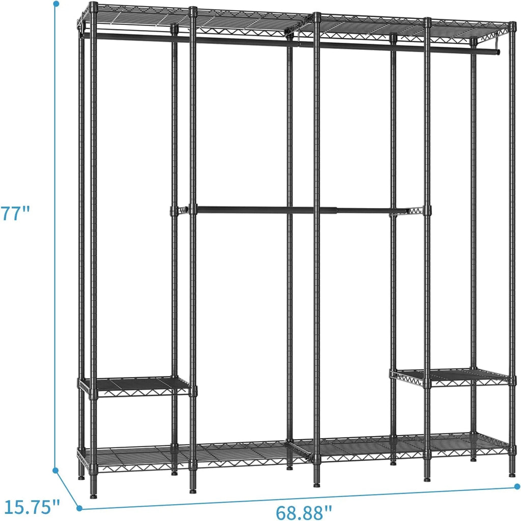 Freestanding Portable Wardrobe Closet Organizer S1304