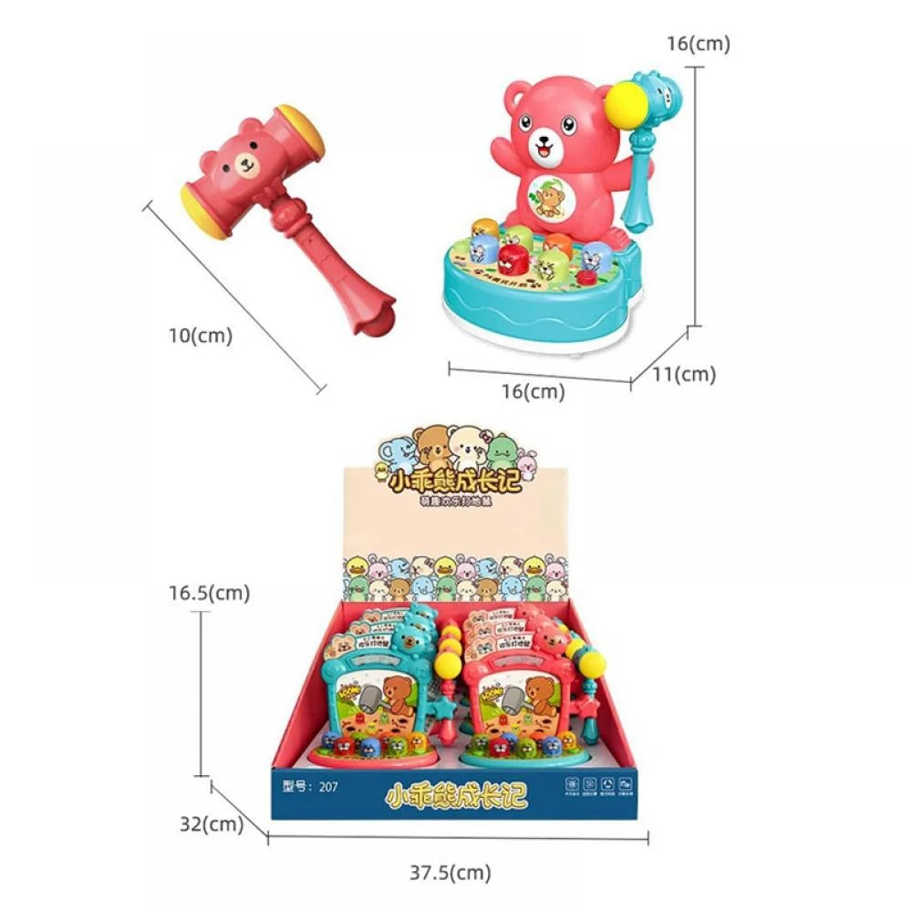 Whack A Mole Toy with 2 Soft Hammers C25560