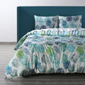 King Cotton Percale Reversible Duvet Cover Set R3293