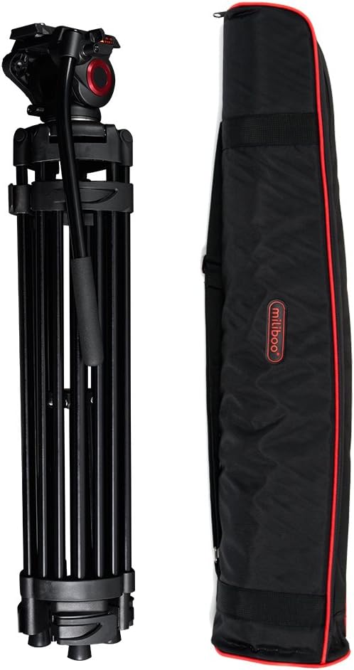Heavy Duty Aluminum Video Tripod with Camera Stand N6941