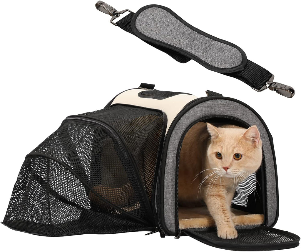 Airline Approved Expandable Collapsible Cat Carrier F89058