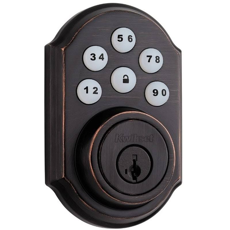 Bronze Electronic Touchpad Deadbolt H2812