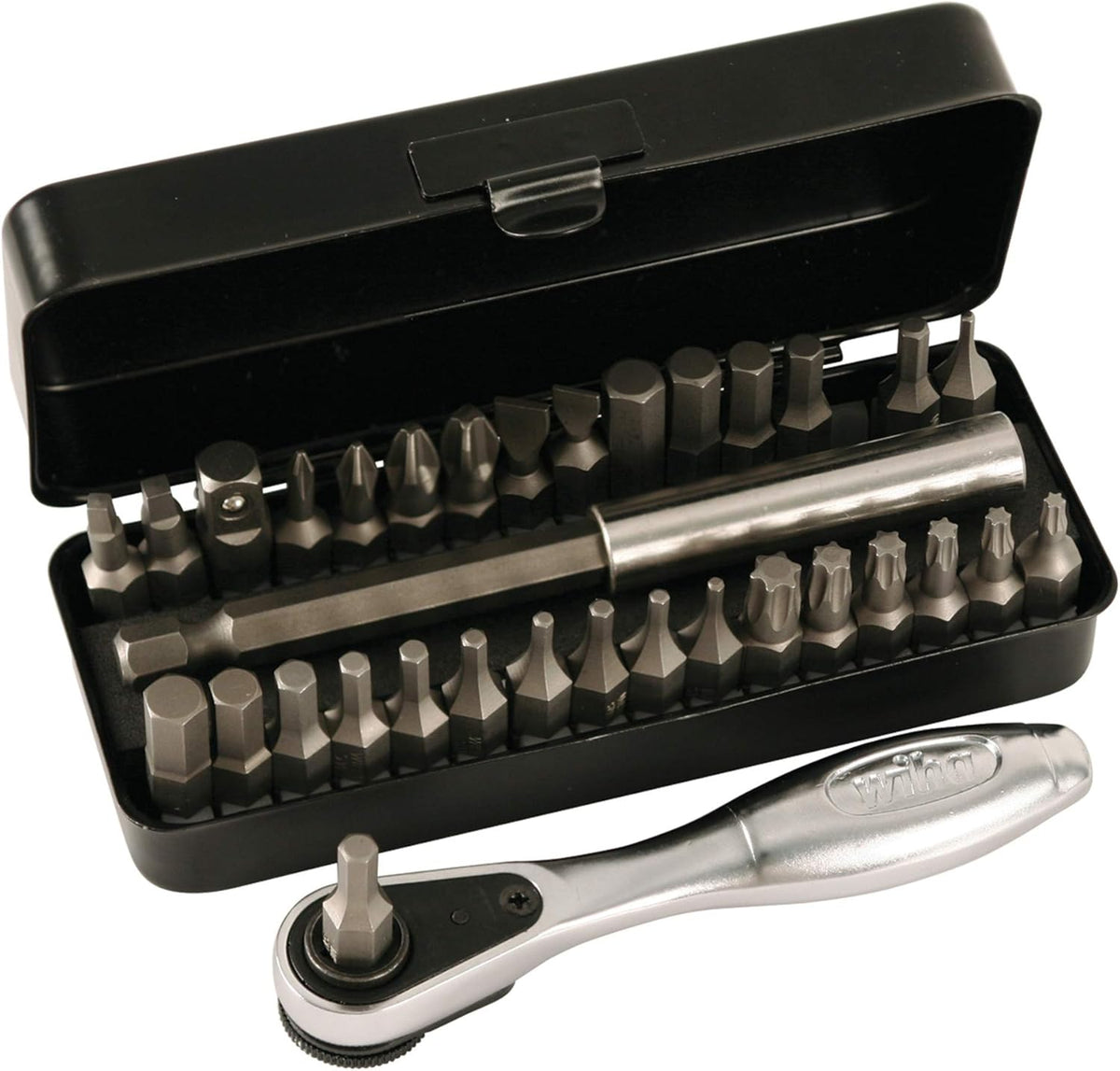 35 Piece Bit Ratchet Compact Storage Box Set V9687
