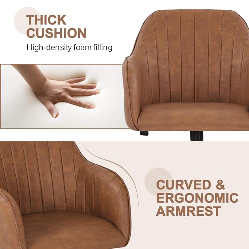 Light Gray Velvet Height-Adjustable Swivel Armchair K937