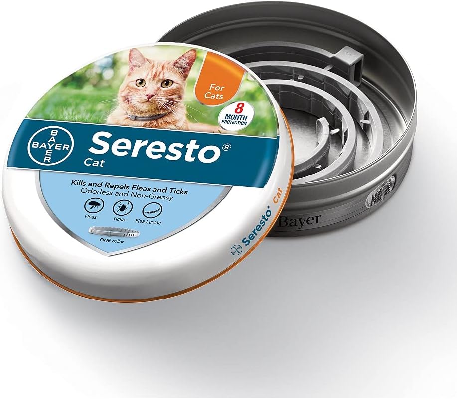 Flea and Tick Collar for Cats, 8-month U3371