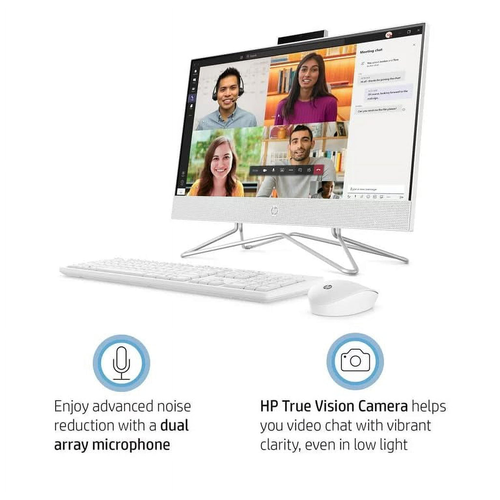 21.5" FHD All-in-One Desktop Intel Pentium Silver J5040 32GB DDR4 1TB NVMe SSD White I2775